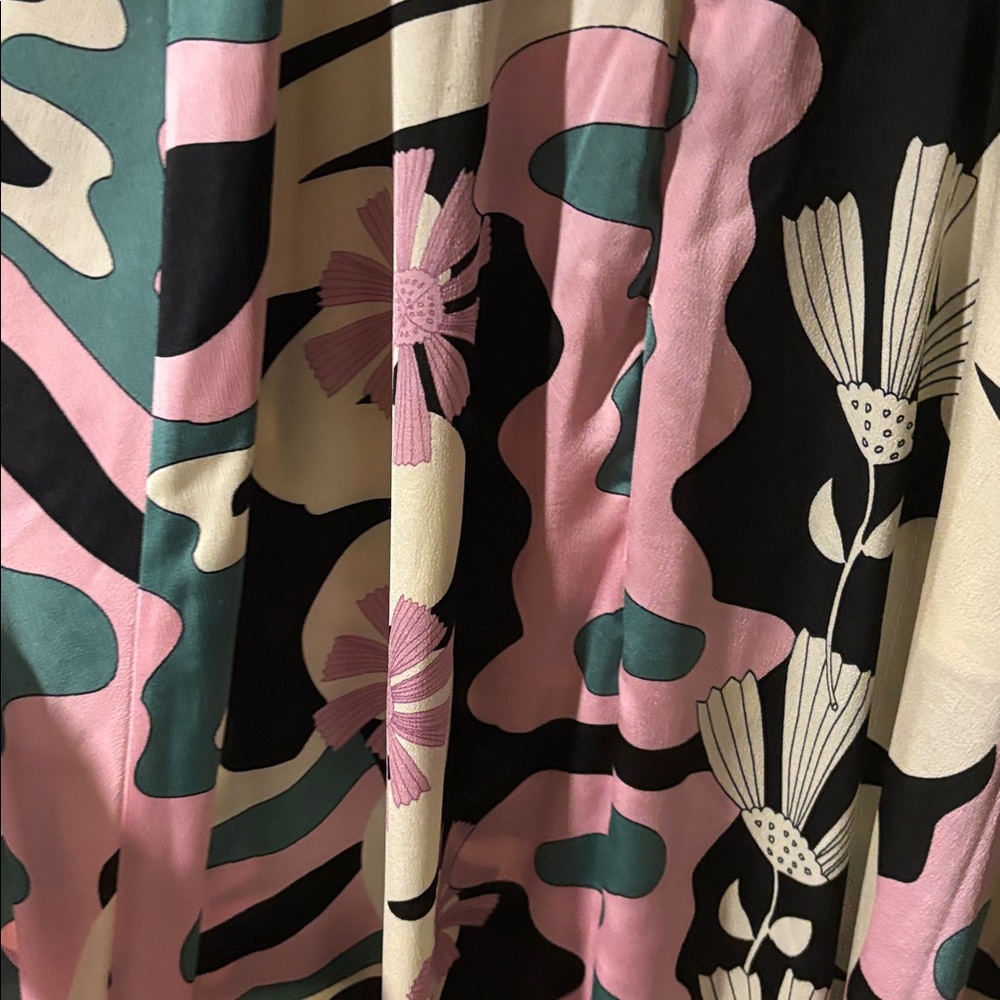 BNWT Oopscool x Anthropologie printed gown - Picture 9 of 12
